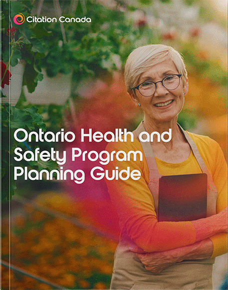 The cover page for Citation Canada's Health and Safety Program Planning Guide
