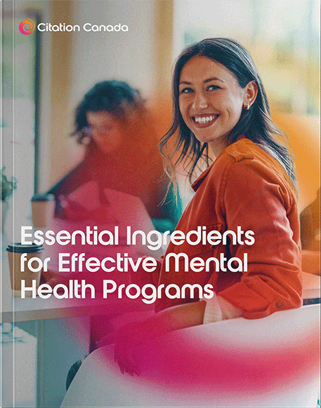 The cover page of Citation Canada's Mental Health Program Planning Guide