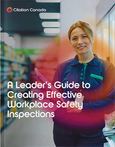 The cover page of Citation Canada's Leader's Guide to Creating Effective Workplace Safety Inspections