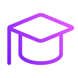 Graduation hat icon