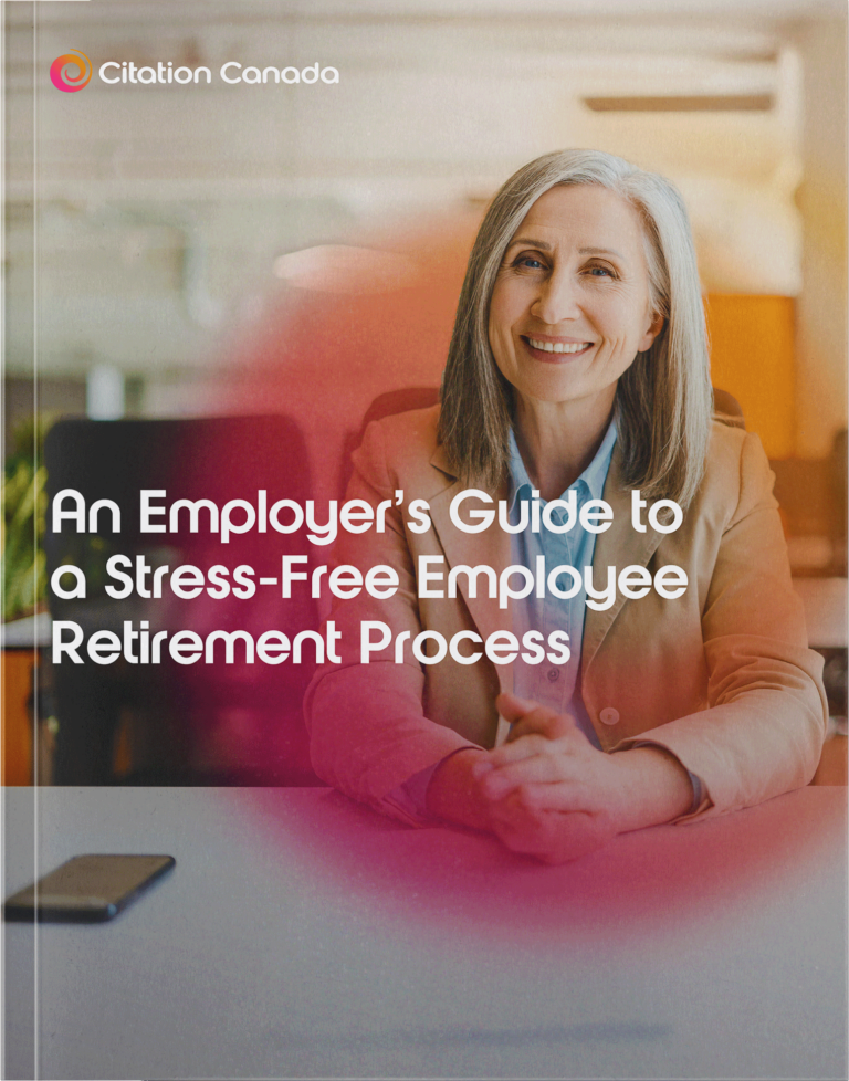 The cover page for An Employer's Guide to a Stress Free Employee Retirement Process